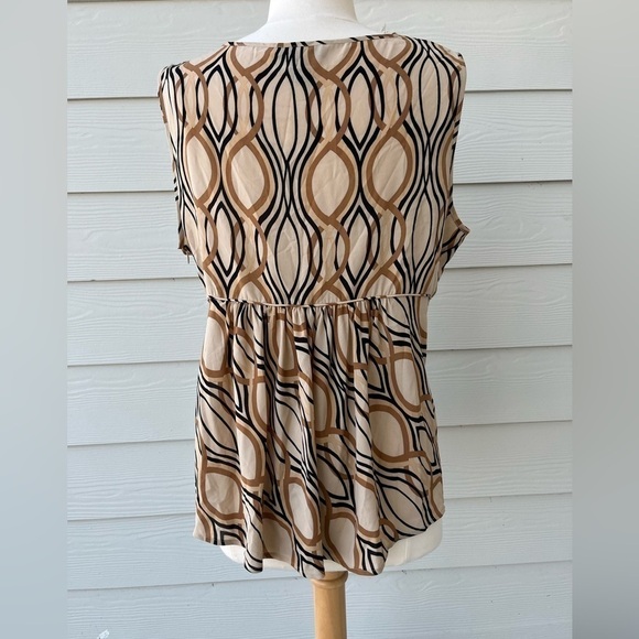 Rafaella abstract print Sleeveless blouse - Picture 2 of 5